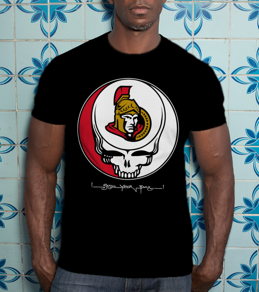 Steal Your Face Grateful Dead Ottawa Senators T-Shirt