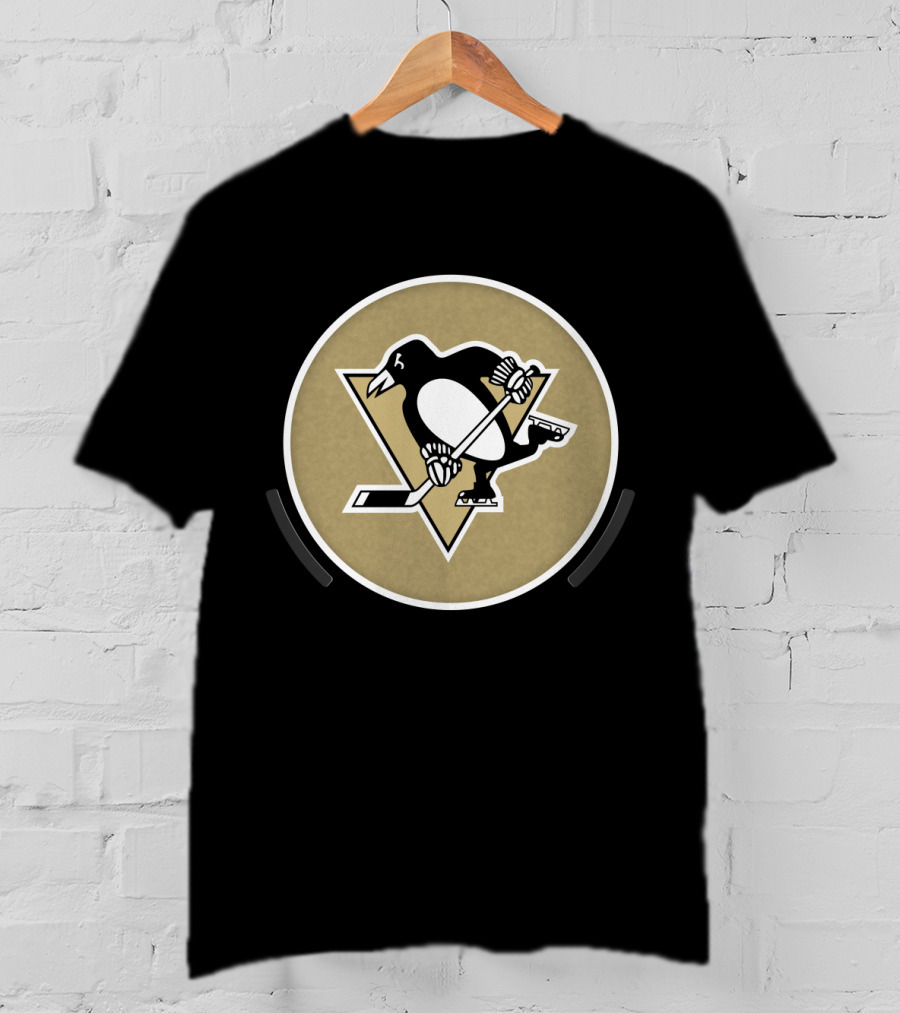 Pittsburgh Penguins Power Decal Logo Hockey Emblem T-Shirt