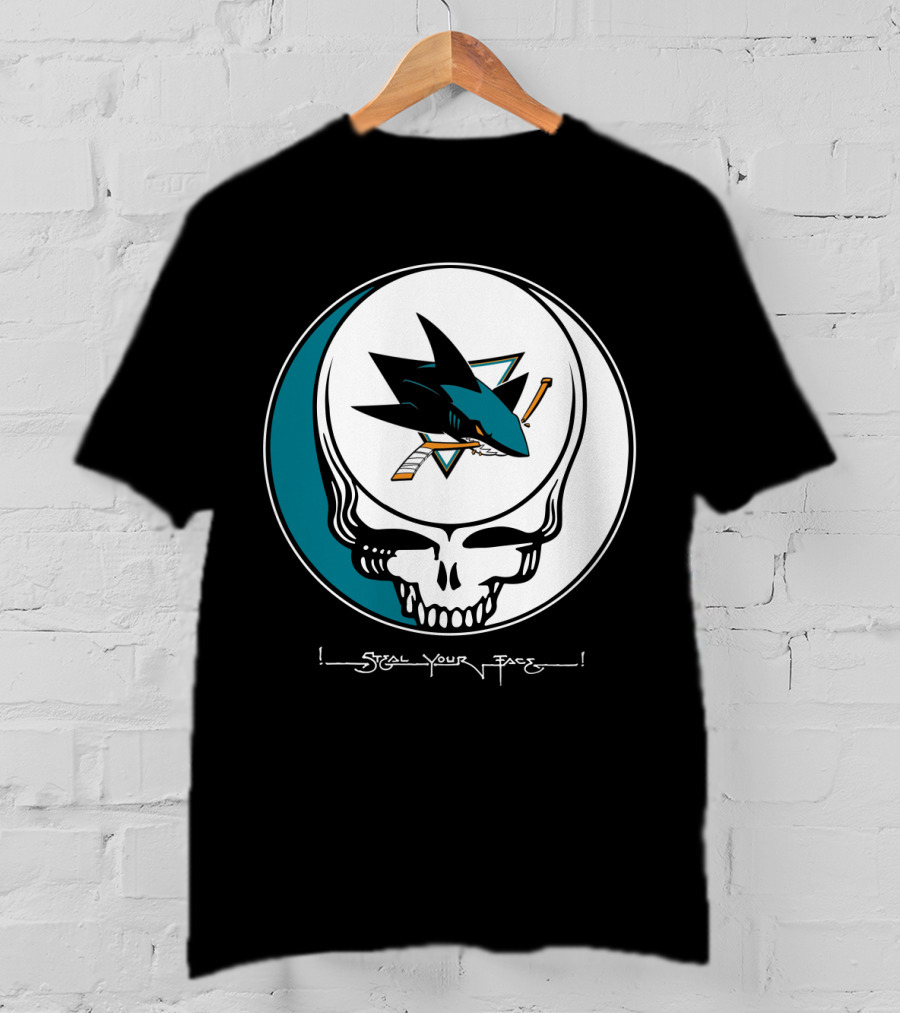 Grateful Dead Steal Your Face San Jose Sharks T-Shirt