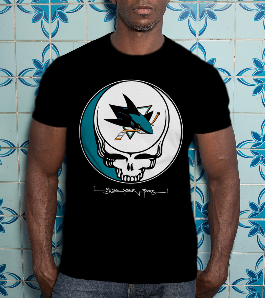 Grateful Dead Steal Your Face San Jose Sharks T-Shirt