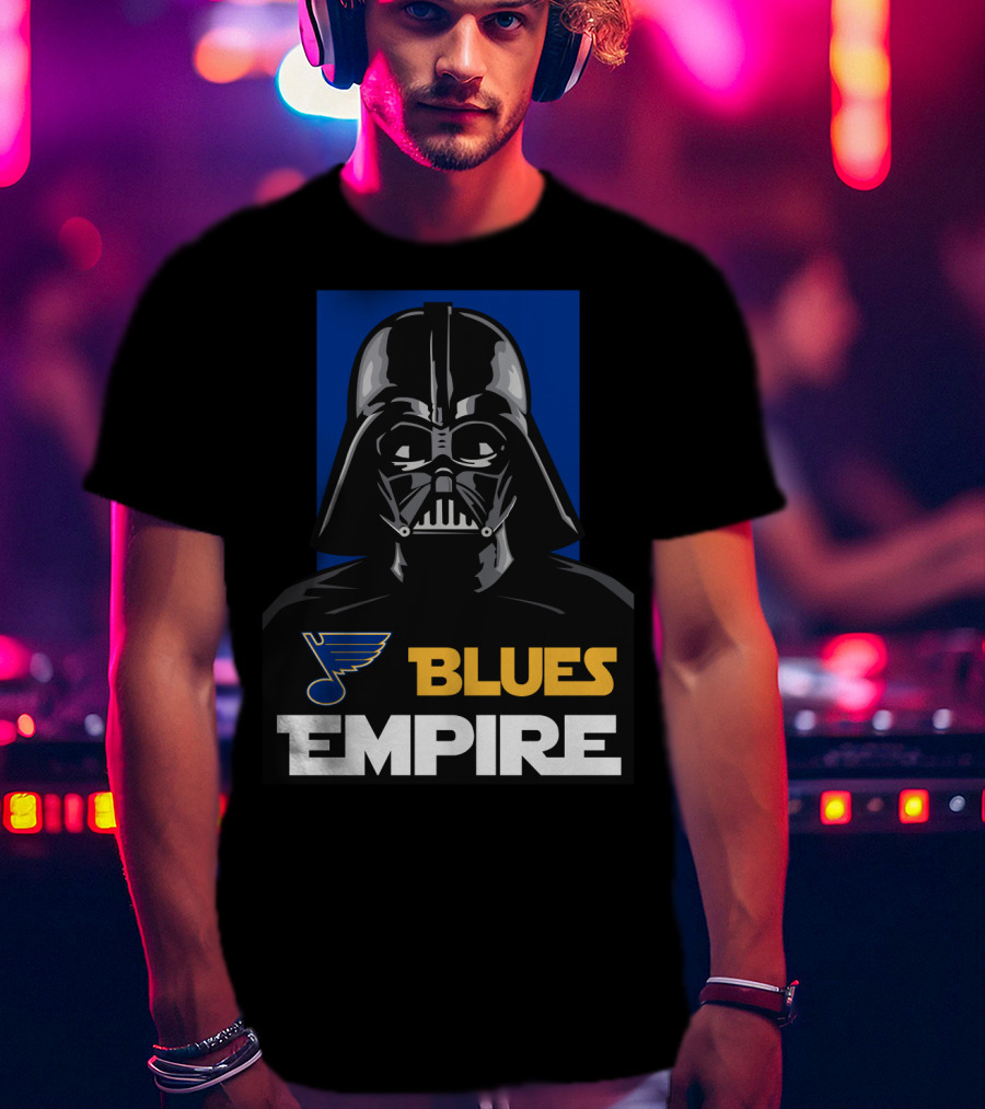 Blues Empire St Louis Darth Vader NHL T-Shirt