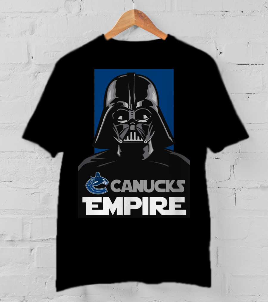 Canucks Empire Darth Vader NHL Vancouver T-Shirt