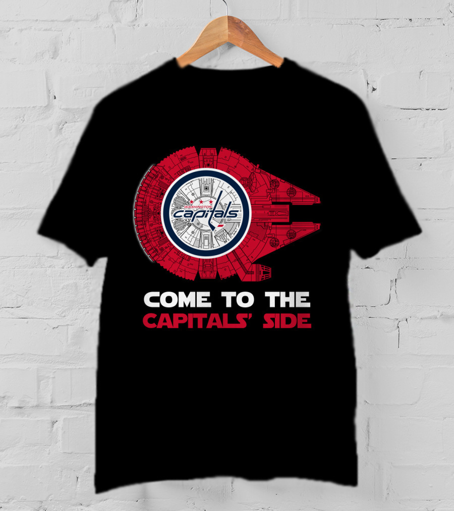 Washington Capitals Millennium Falcon Come To The Capitals' Side T-Shirt