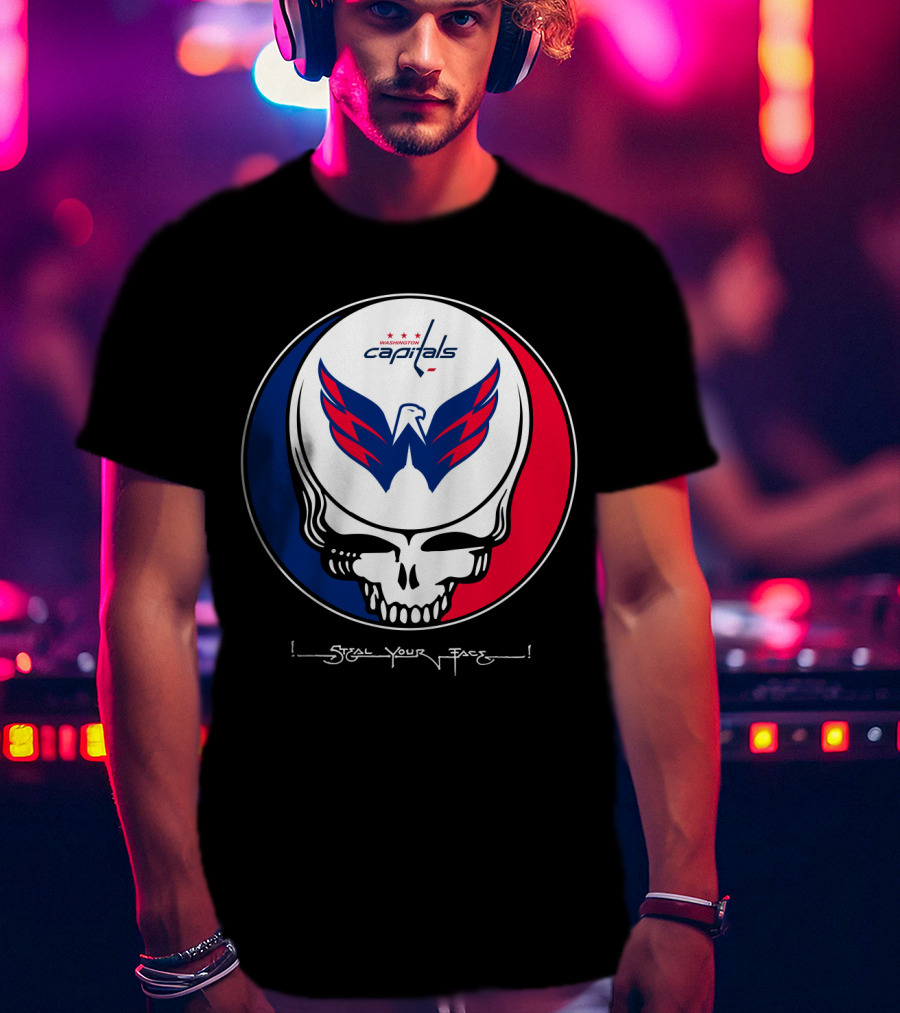 Grateful Dead Washington Capitals Steal Your Face T-Shirt