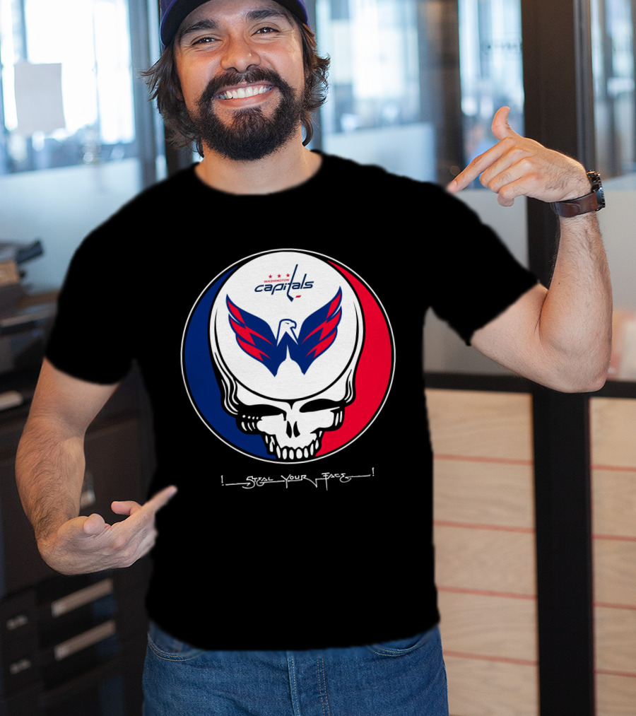 Grateful Dead Washington Capitals Steal Your Face T-Shirt