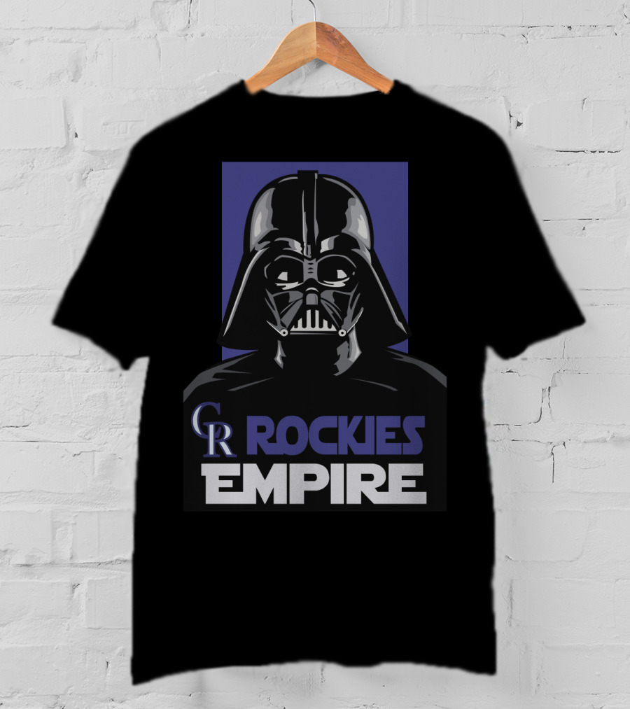 Colorado Rockies Empire Cr Darth Vader T-Shirt