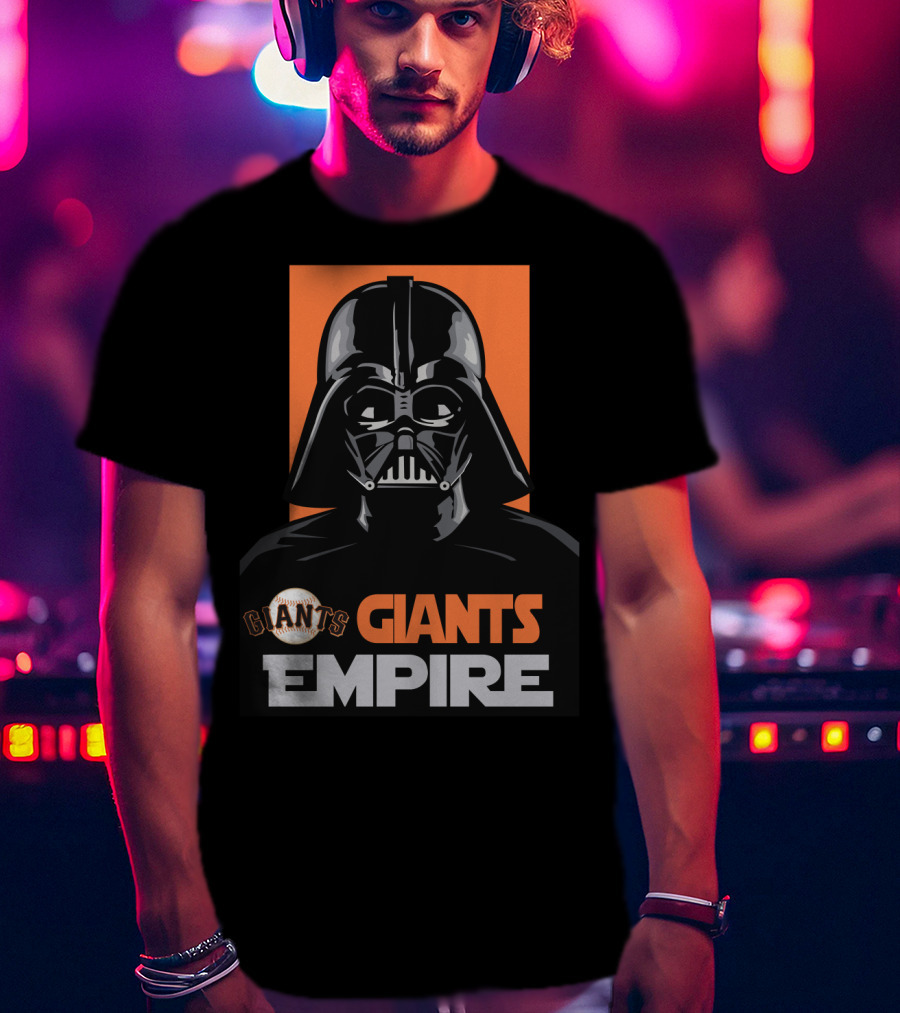San Francisco Giants Empire Darth Vader Baseball Giants Empire T-Shirt