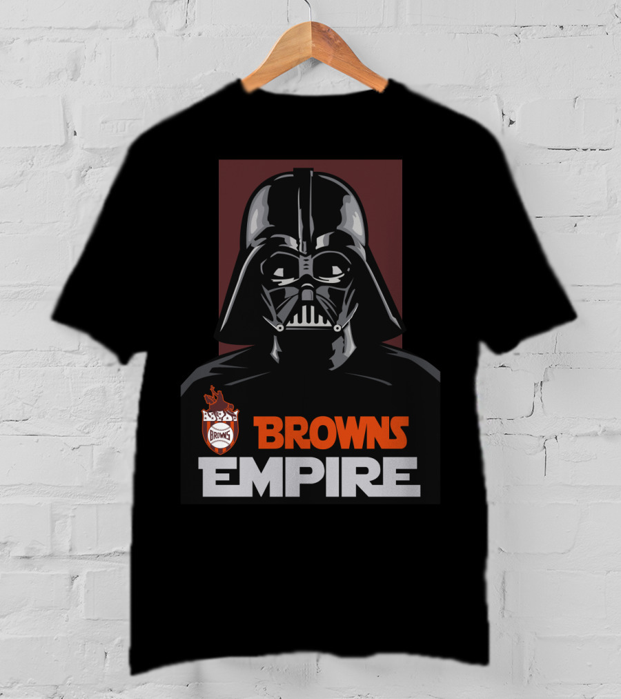 Browns Empire Darth Vader St. Louis Browns T-Shirt