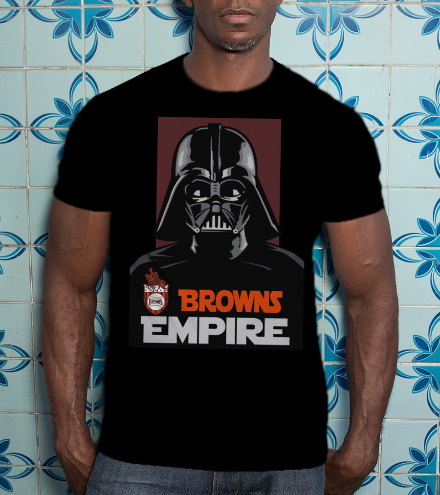 Browns Empire Darth Vader St. Louis Browns T-Shirt