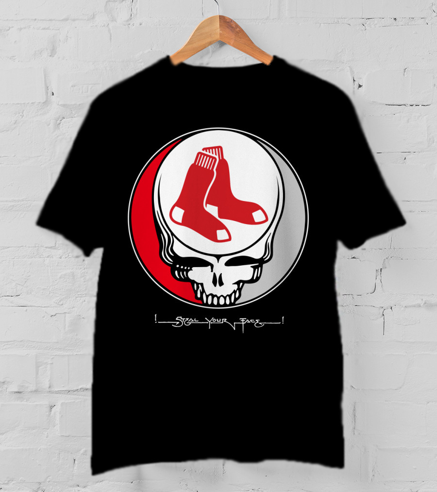 Grateful Dead Steal Your Face Boston Red Sox T-Shirt