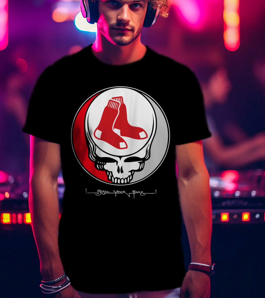 Grateful Dead Steal Your Face Boston Red Sox T-Shirt