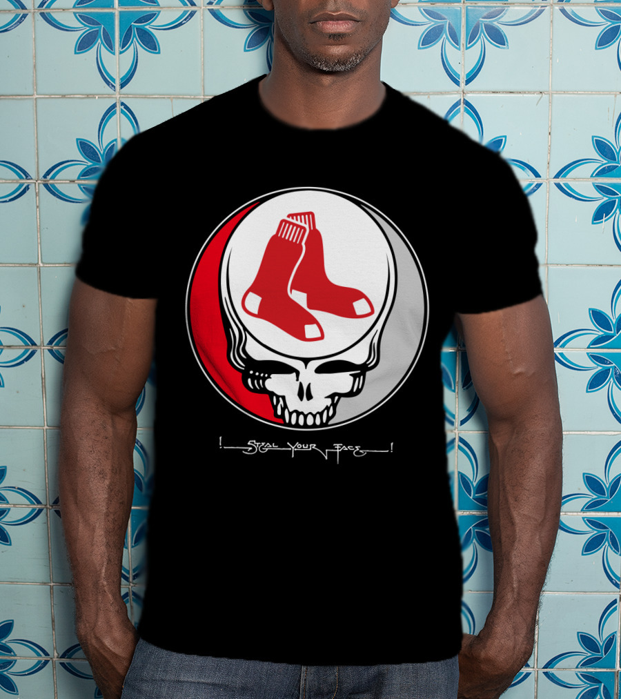 Grateful Dead Steal Your Face Boston Red Sox T-Shirt