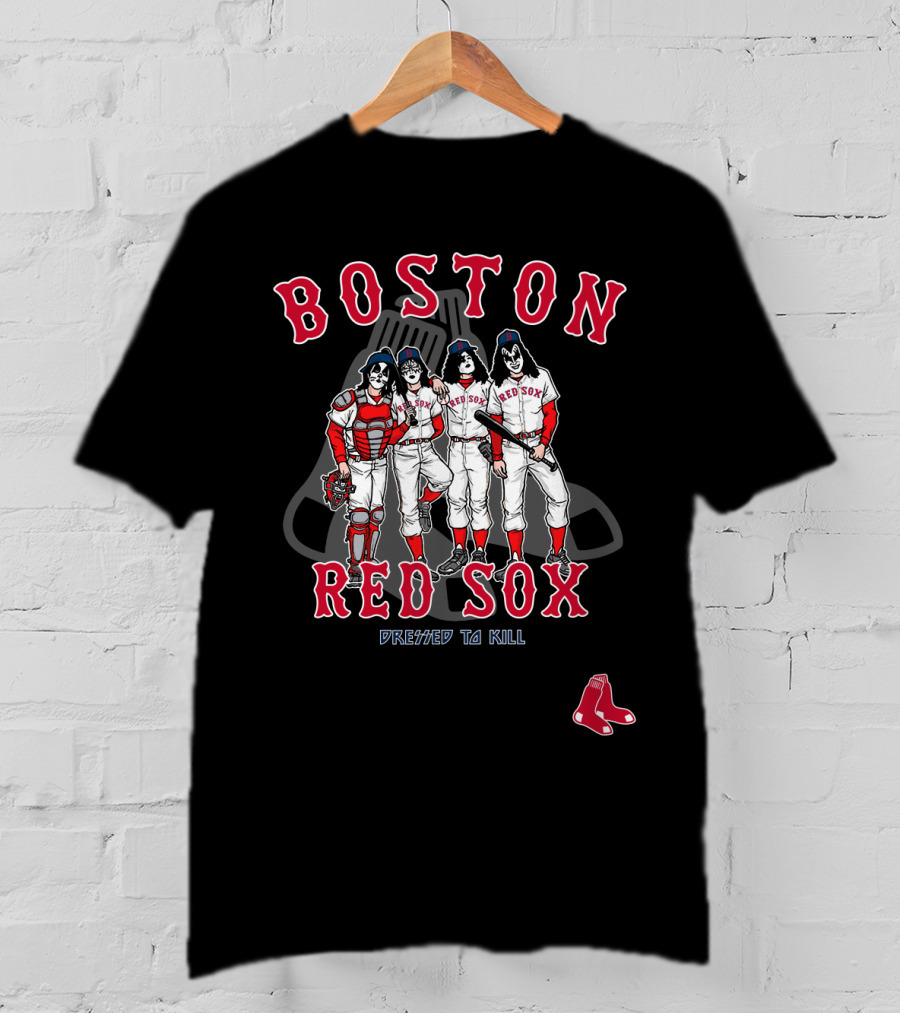 Boston Red Sox KISS Dressed To Kill T-Shirt