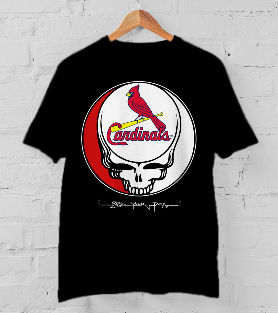 GRATEFUL DEAD St. Louis Cardinals Steal Your Face T-Shirt