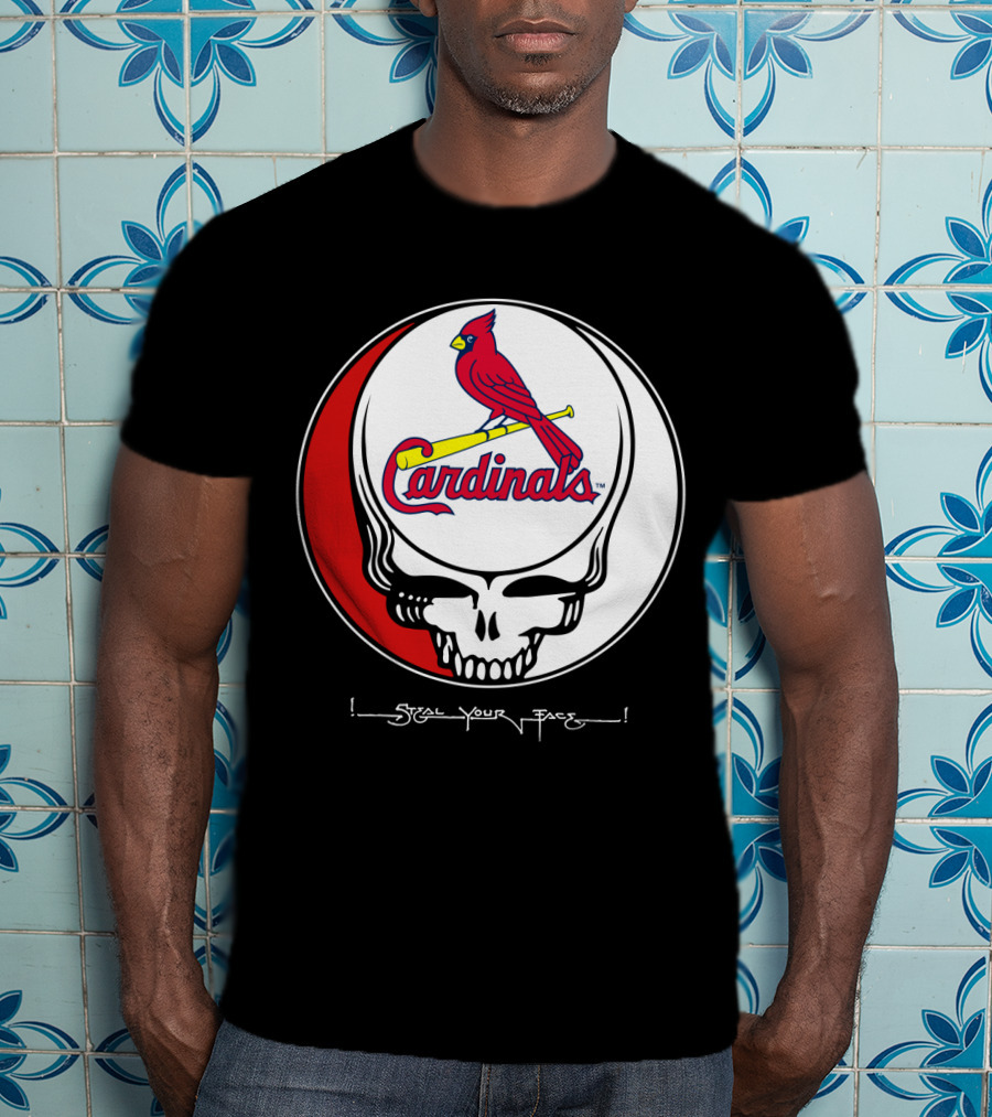GRATEFUL DEAD St. Louis Cardinals Steal Your Face T-Shirt