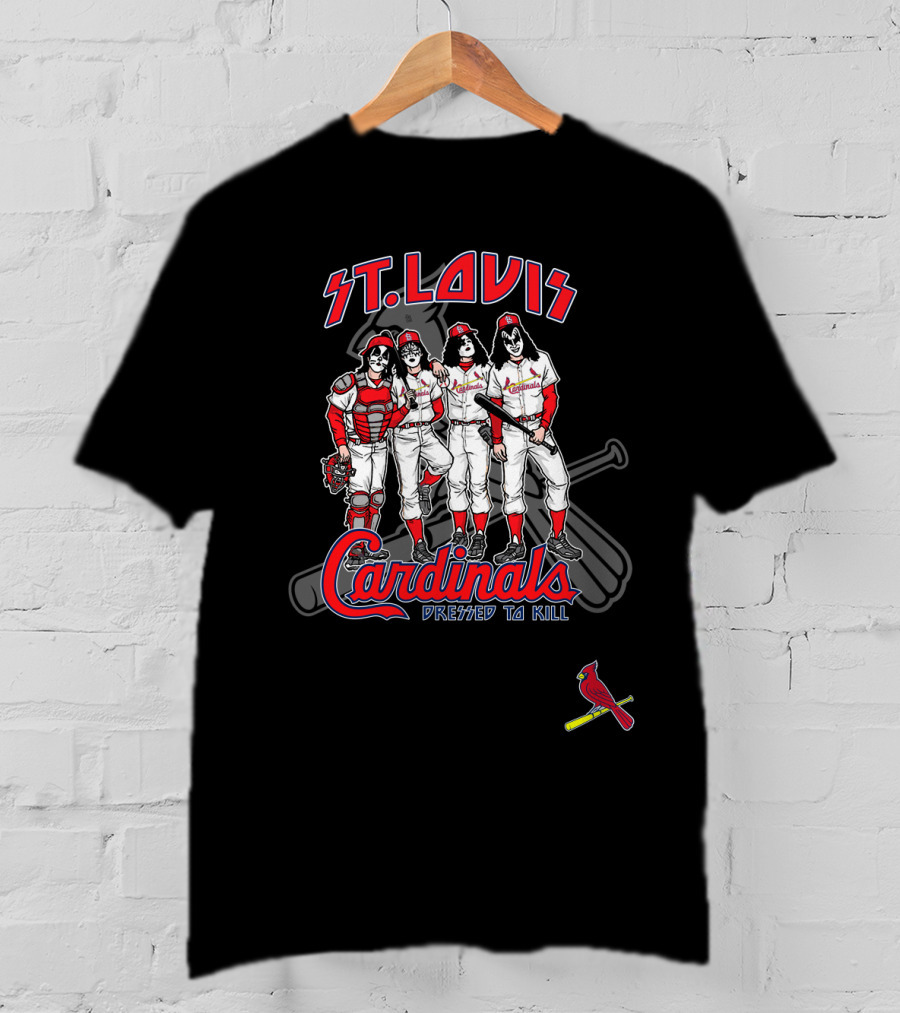 St. Louis Cardinals KISS Dressed To Kill T-Shirt