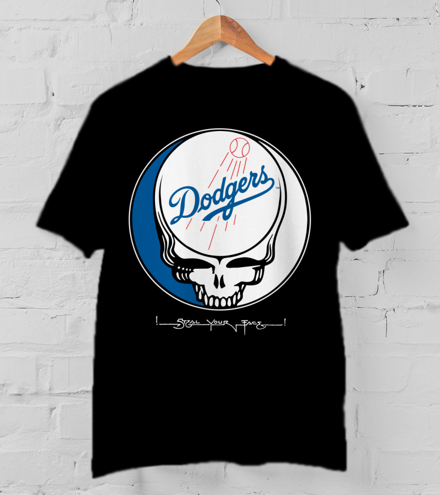 Grateful Dead Steal Your Face Dodgers T-Shirt