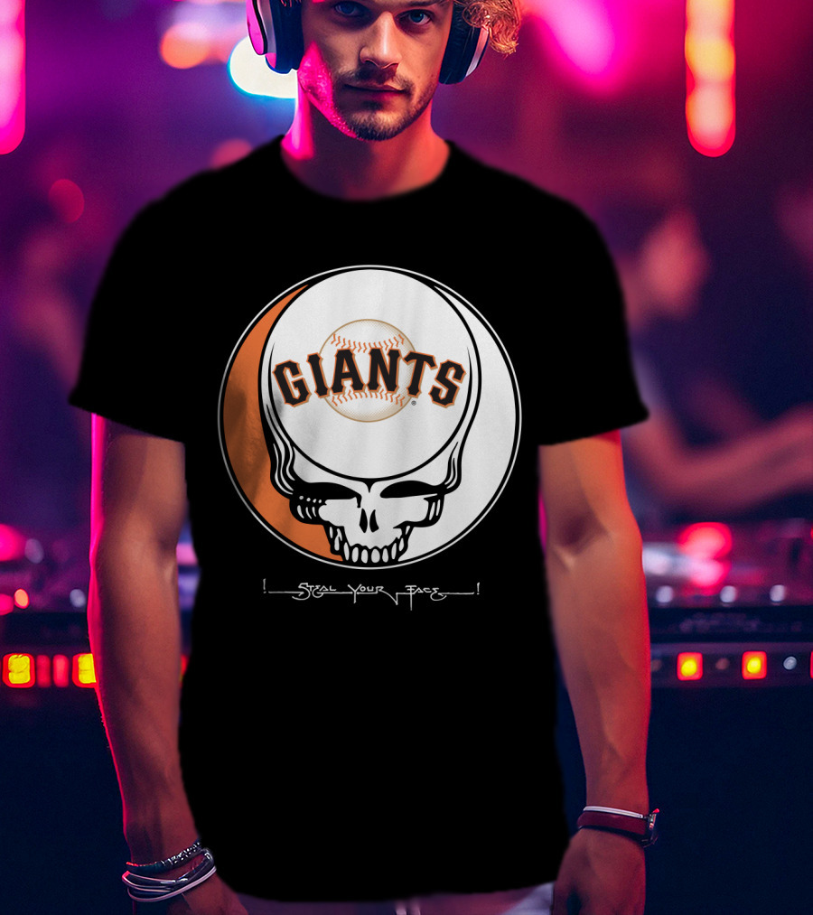 GRATEFUL DEAD San Francisco Giants Steal Your Face T-Shirt