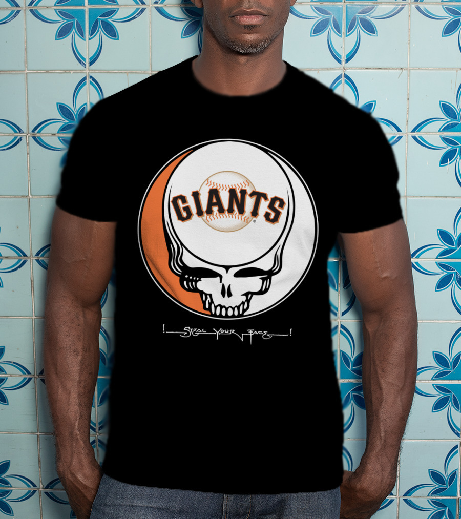 GRATEFUL DEAD San Francisco Giants Steal Your Face T-Shirt