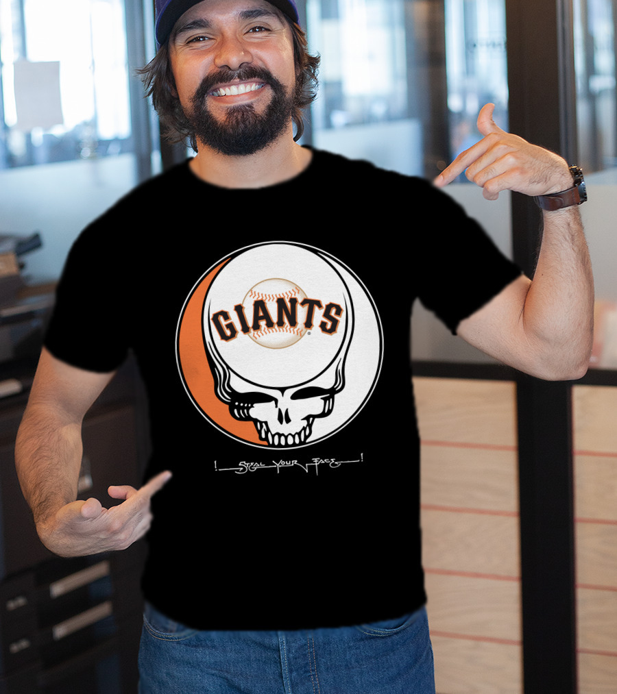 GRATEFUL DEAD San Francisco Giants Steal Your Face T-Shirt