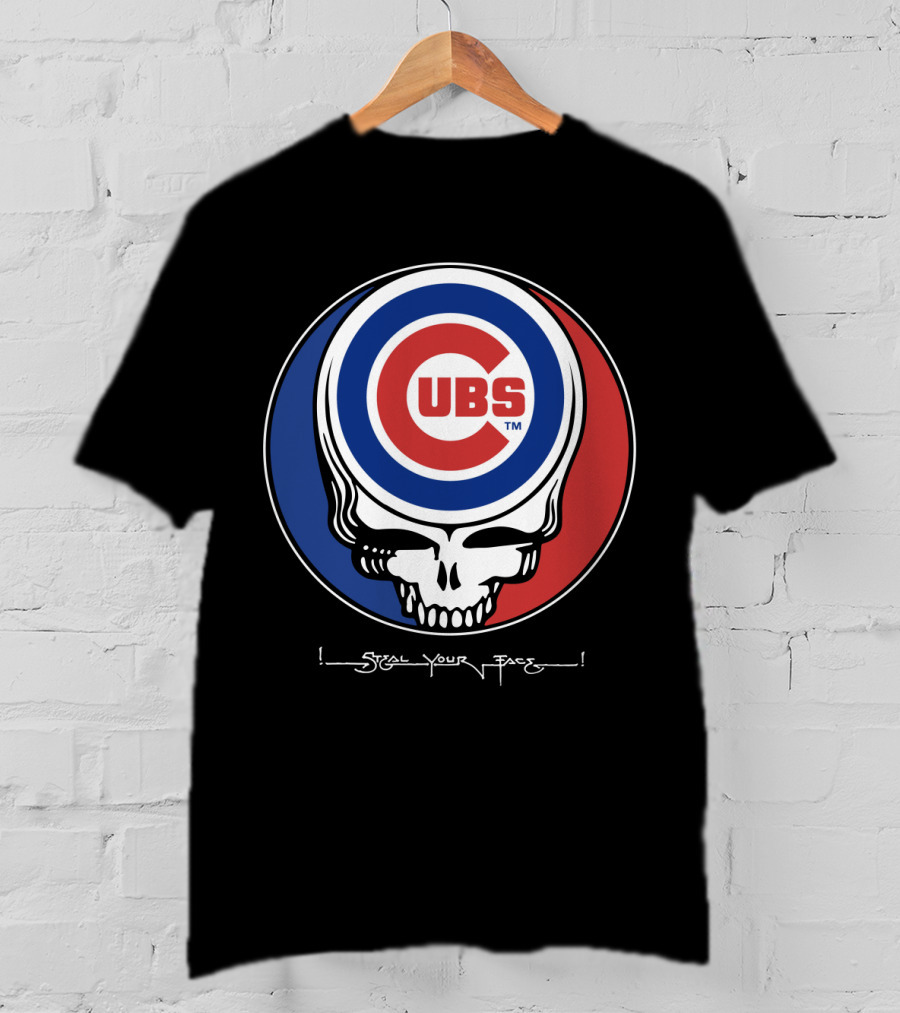 GRATEFUL DEAD Chicago Cubs Steal Your Face T-Shirt