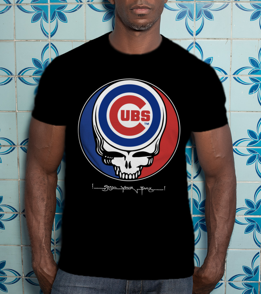 GRATEFUL DEAD Chicago Cubs Steal Your Face T-Shirt