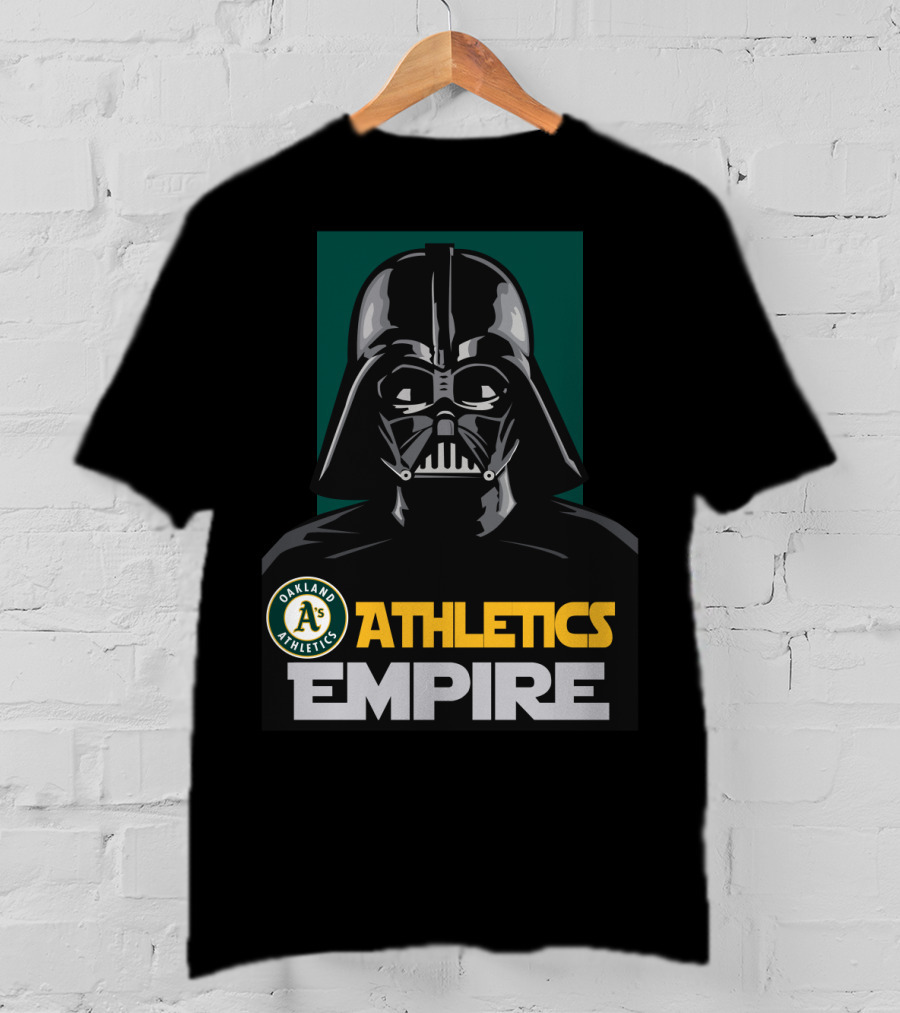 Oakland Athletics Empire Darth Vader A's T-Shirt