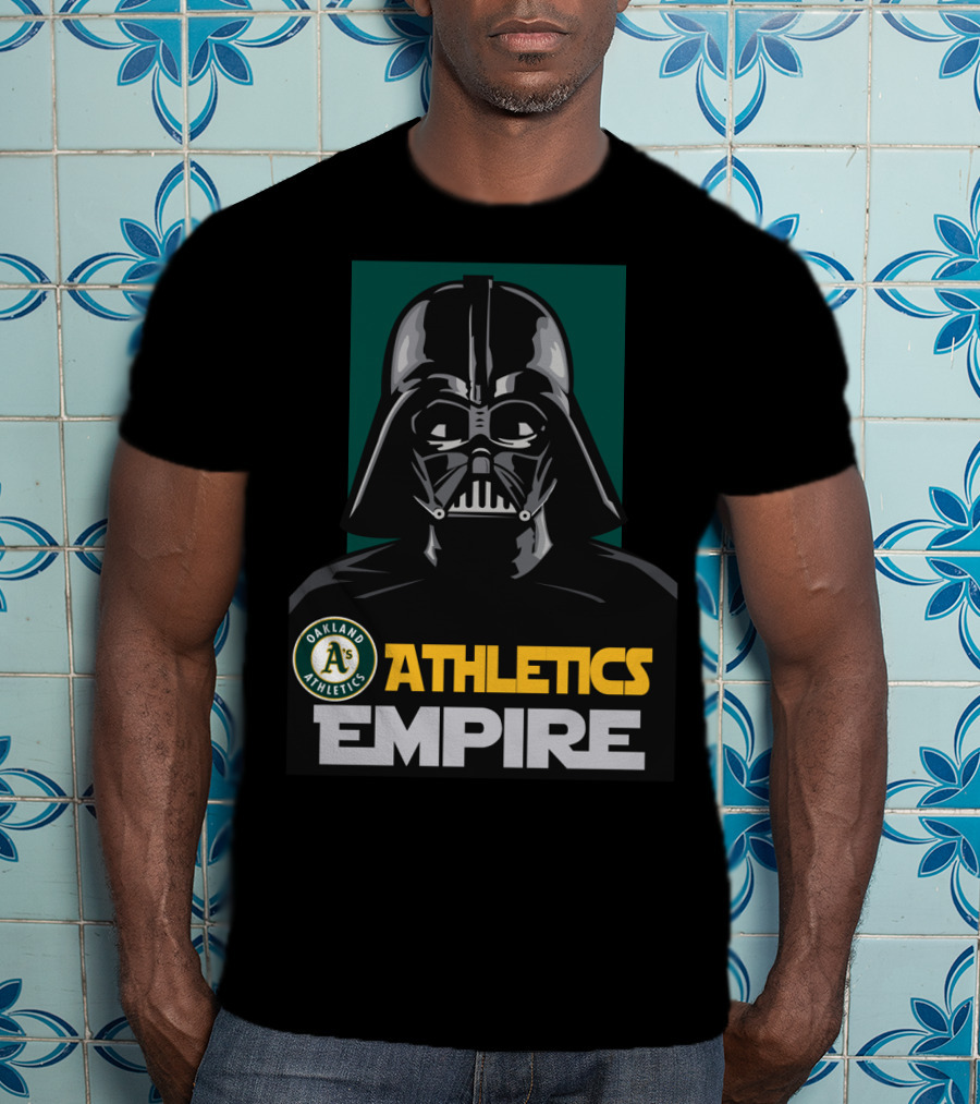 Oakland Athletics Empire Darth Vader A's T-Shirt
