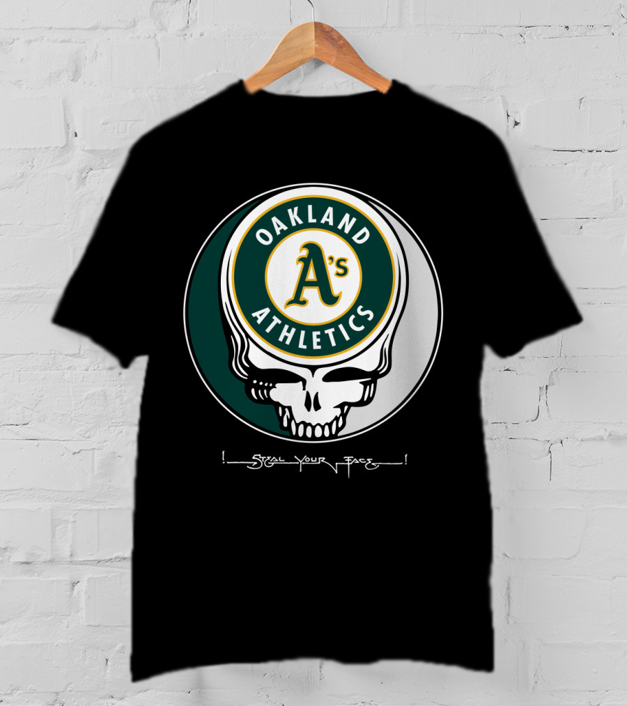 GRATEFUL DEAD Oakland Athletics Steal Your Face T-Shirt