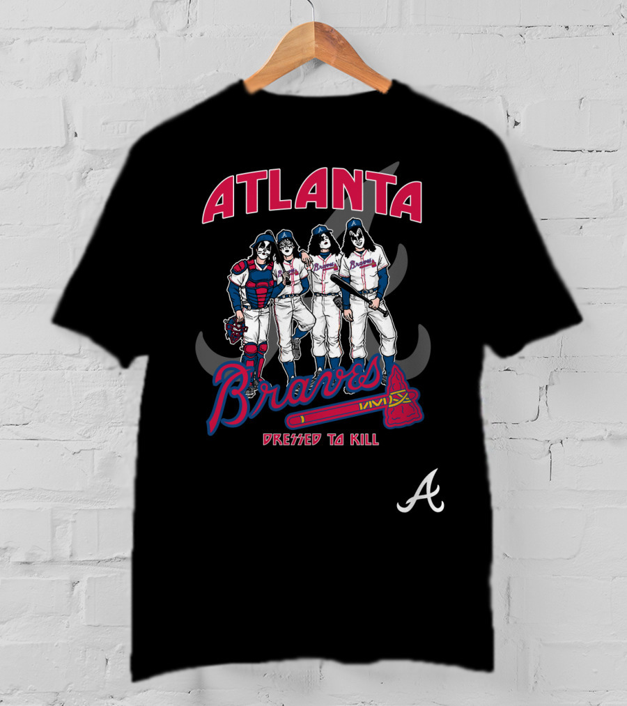 Atlanta Braves KISS Dressed To Kill T-Shirt