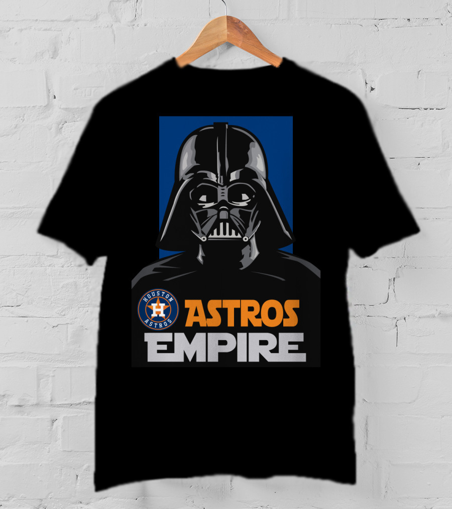 Houston Astros Darth Vader Empire Star Wars Crossover T-Shirt