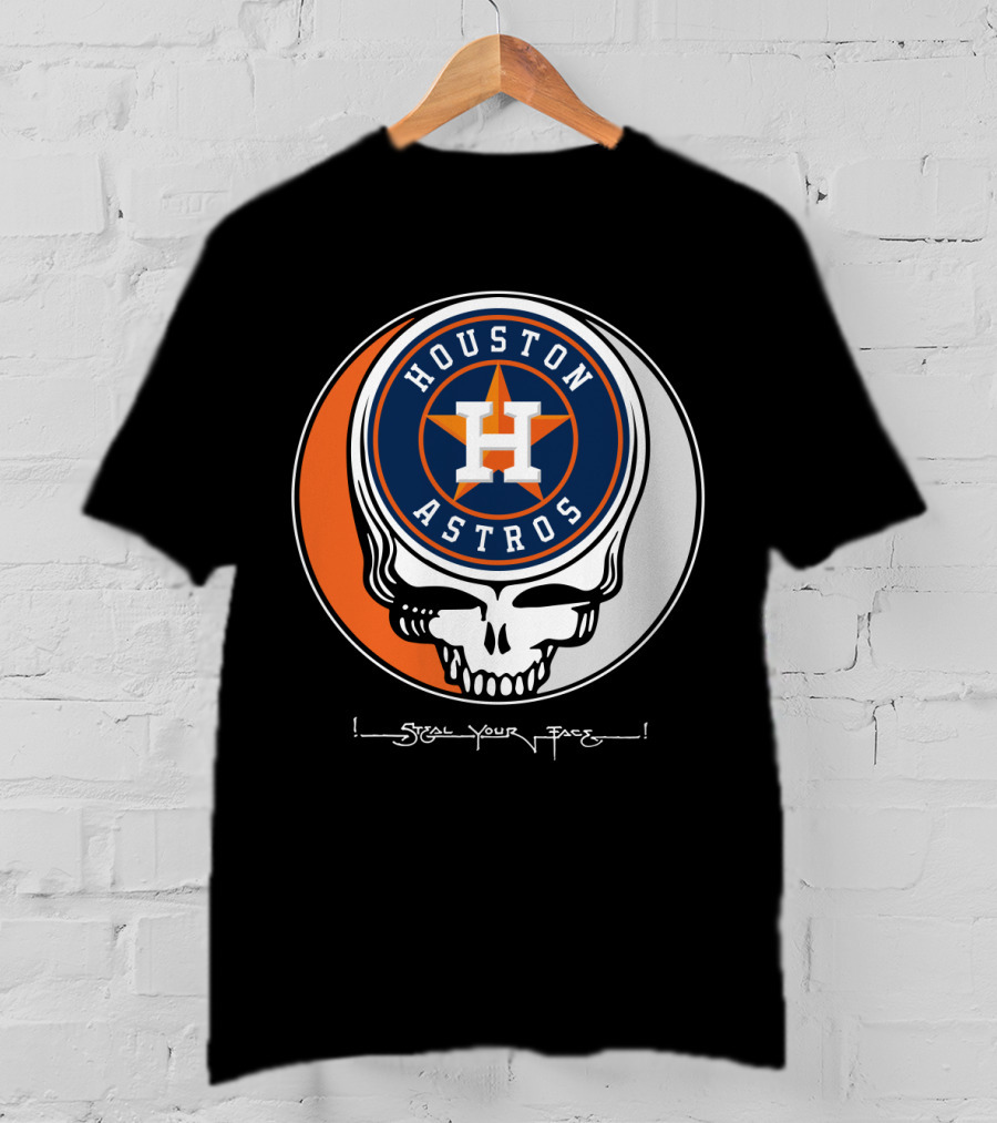 Houston Astros Grateful Dead Steal Your Face T-Shirt