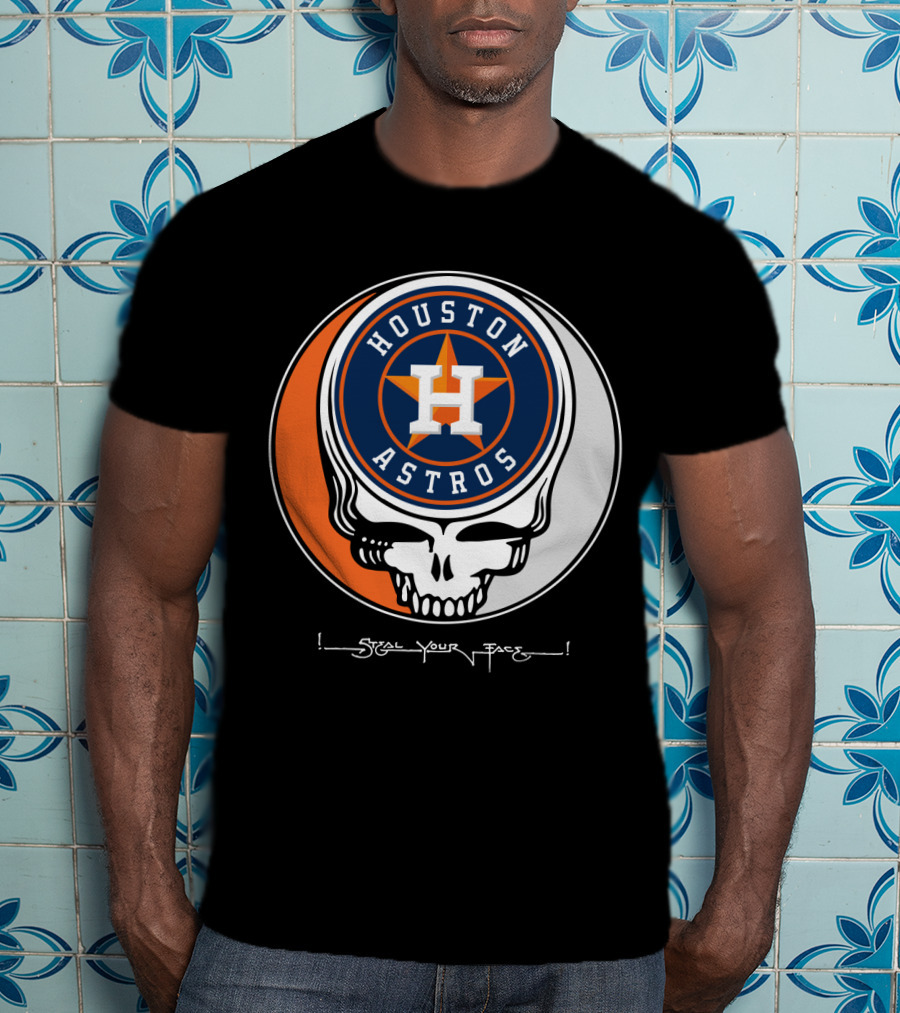 Houston Astros Grateful Dead Steal Your Face T-Shirt