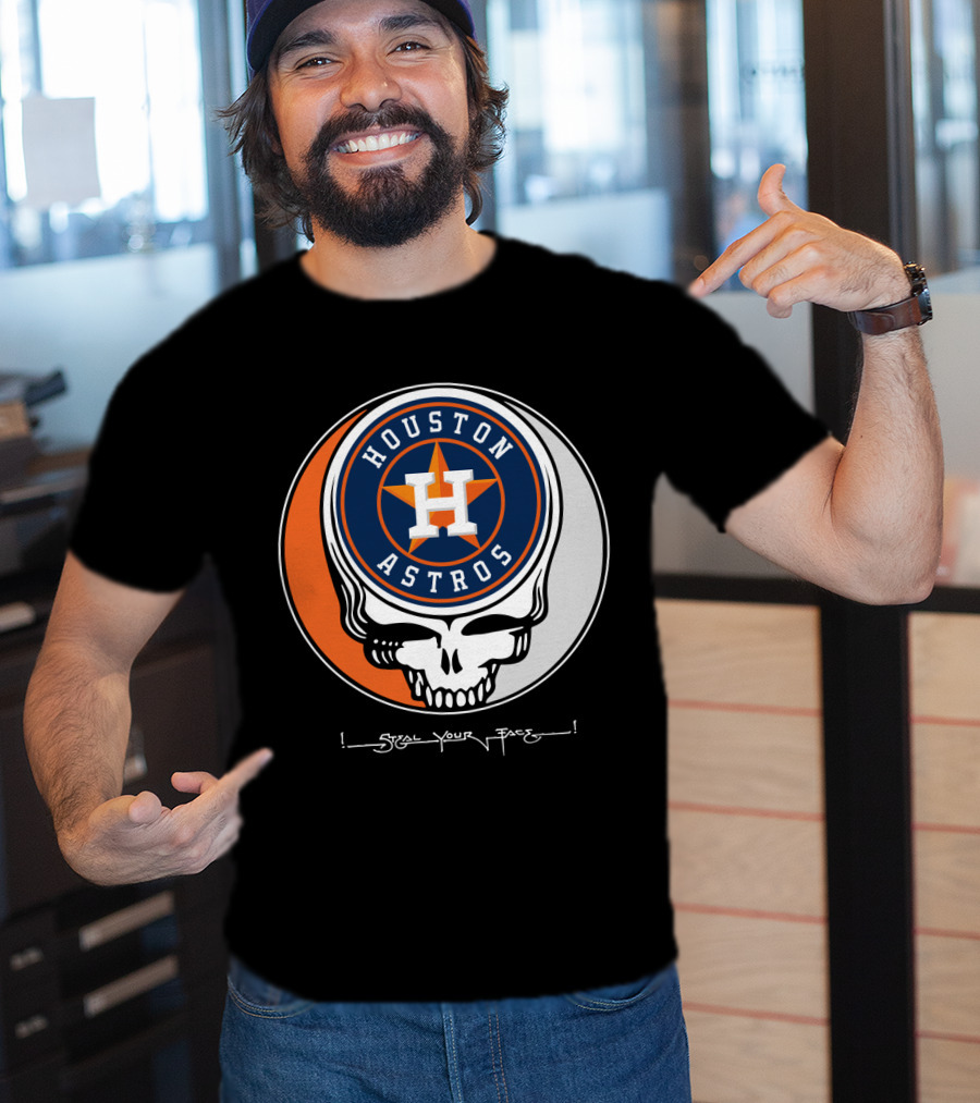 Houston Astros Grateful Dead Steal Your Face T-Shirt