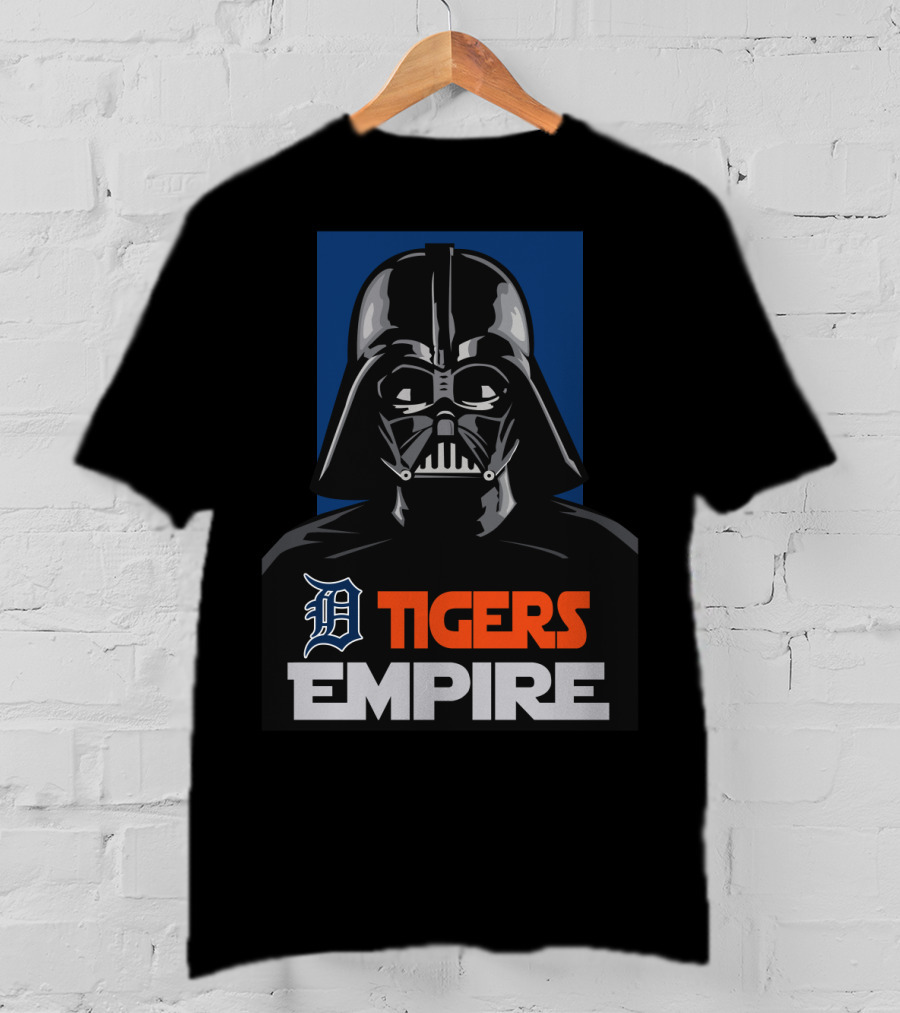 Detroit Tigers Empire Darth Vader T-Shirt
