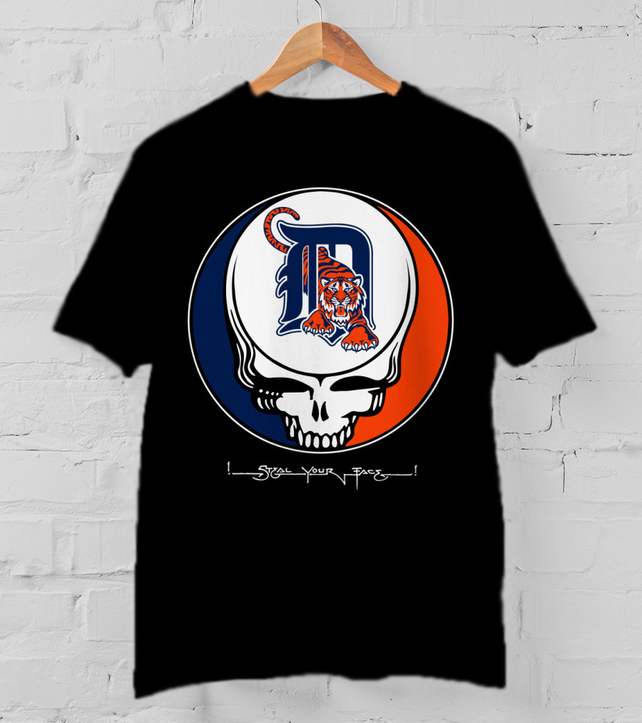 Grateful Dead Steal Your Face Detroit Tigers T-Shirt