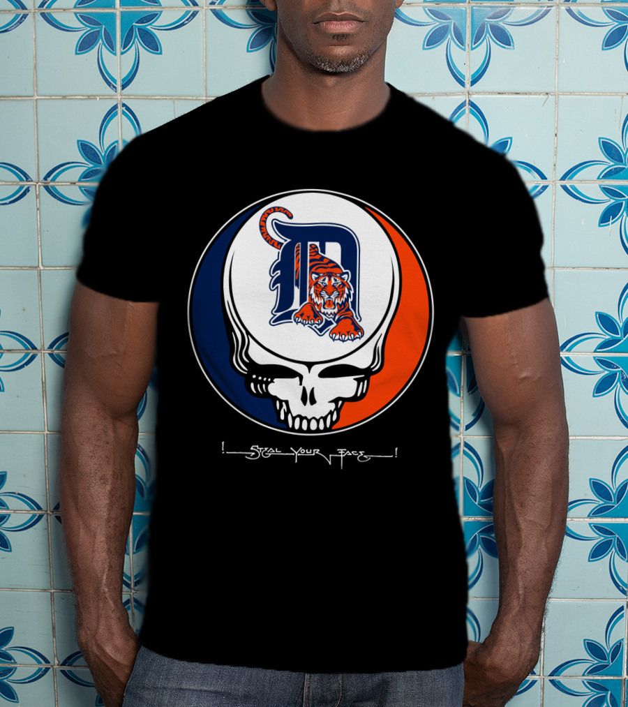 Grateful Dead Steal Your Face Detroit Tigers T-Shirt