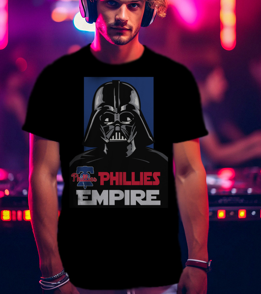 Philadelphia Phillies Empire Darth Vader Phillies Empire T-Shirt