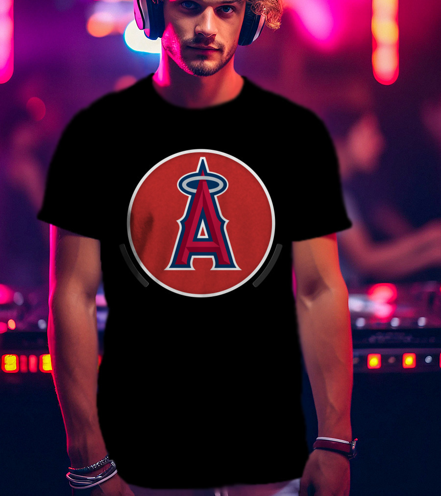 Los Angeles Angels Of Anaheim Red Halo T-Shirt