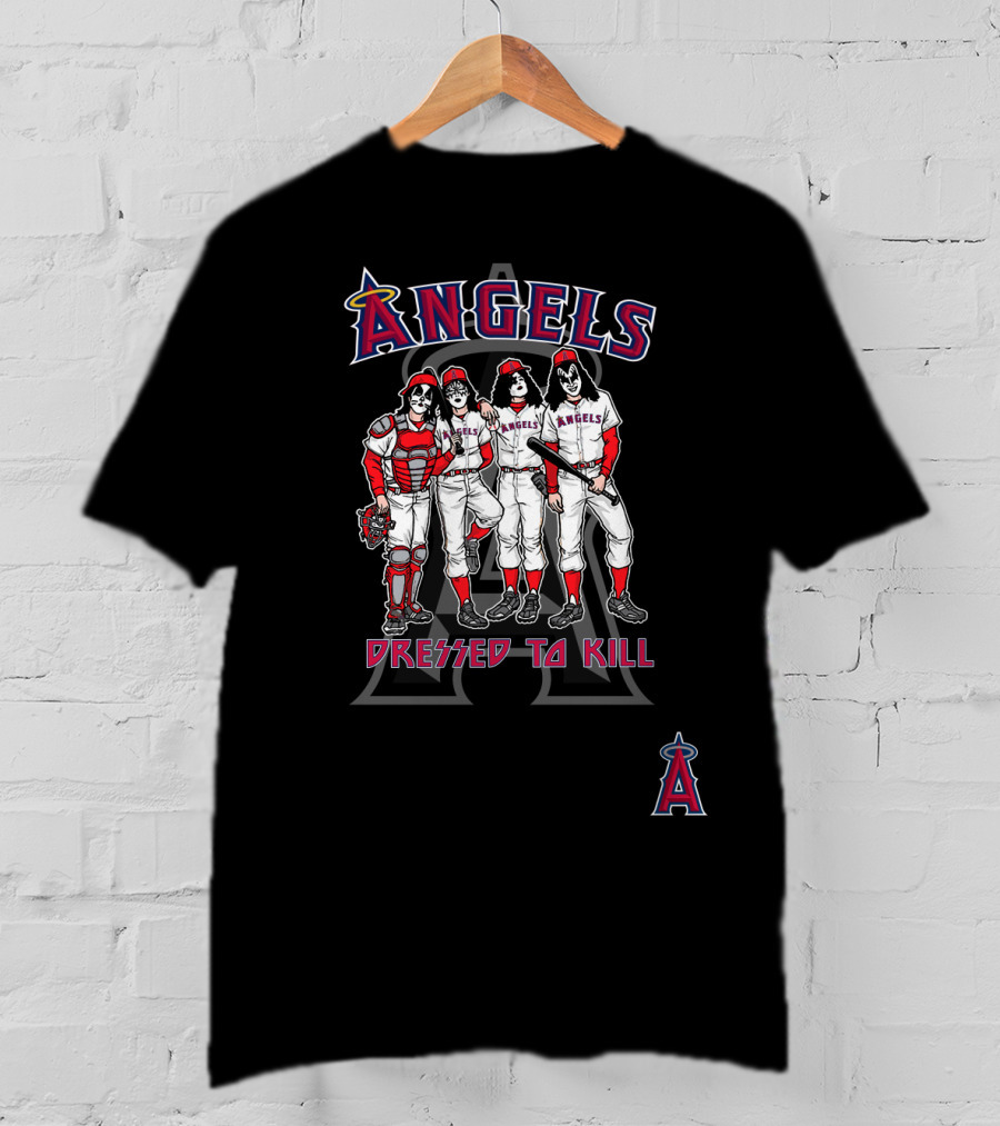 Angels KISS Dressed To Kill Los Angeles Anaheim T-Shirt