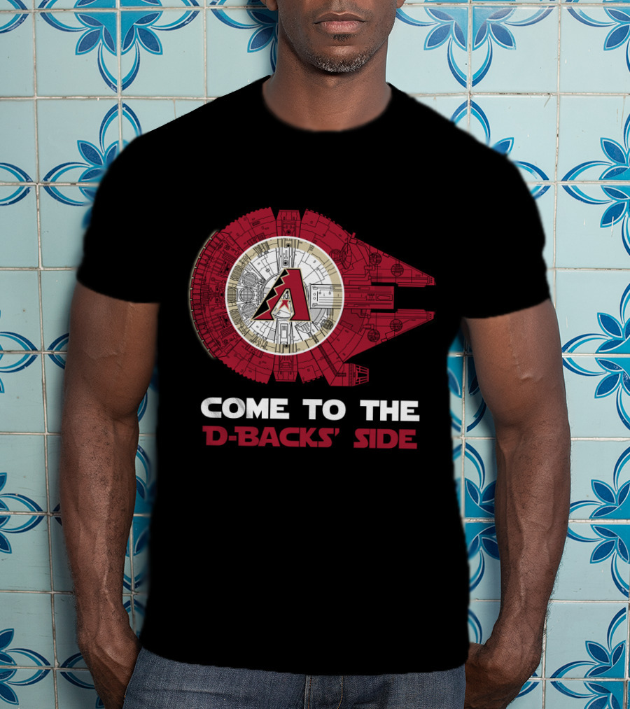 Come To The D-Backs' Side Arizona Diamondbacks Millennium Falcon T-Shirt