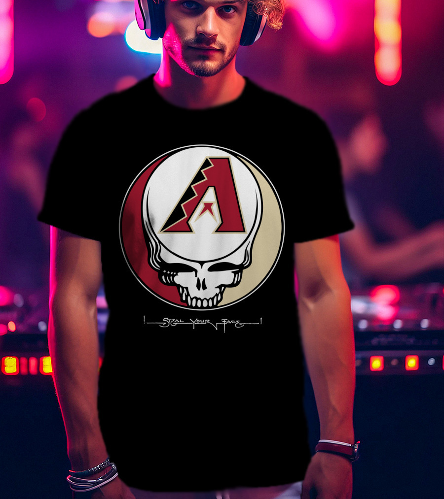 GRATEFUL DEAD Steal Your Face Arizona Diamondbacks T-Shirt