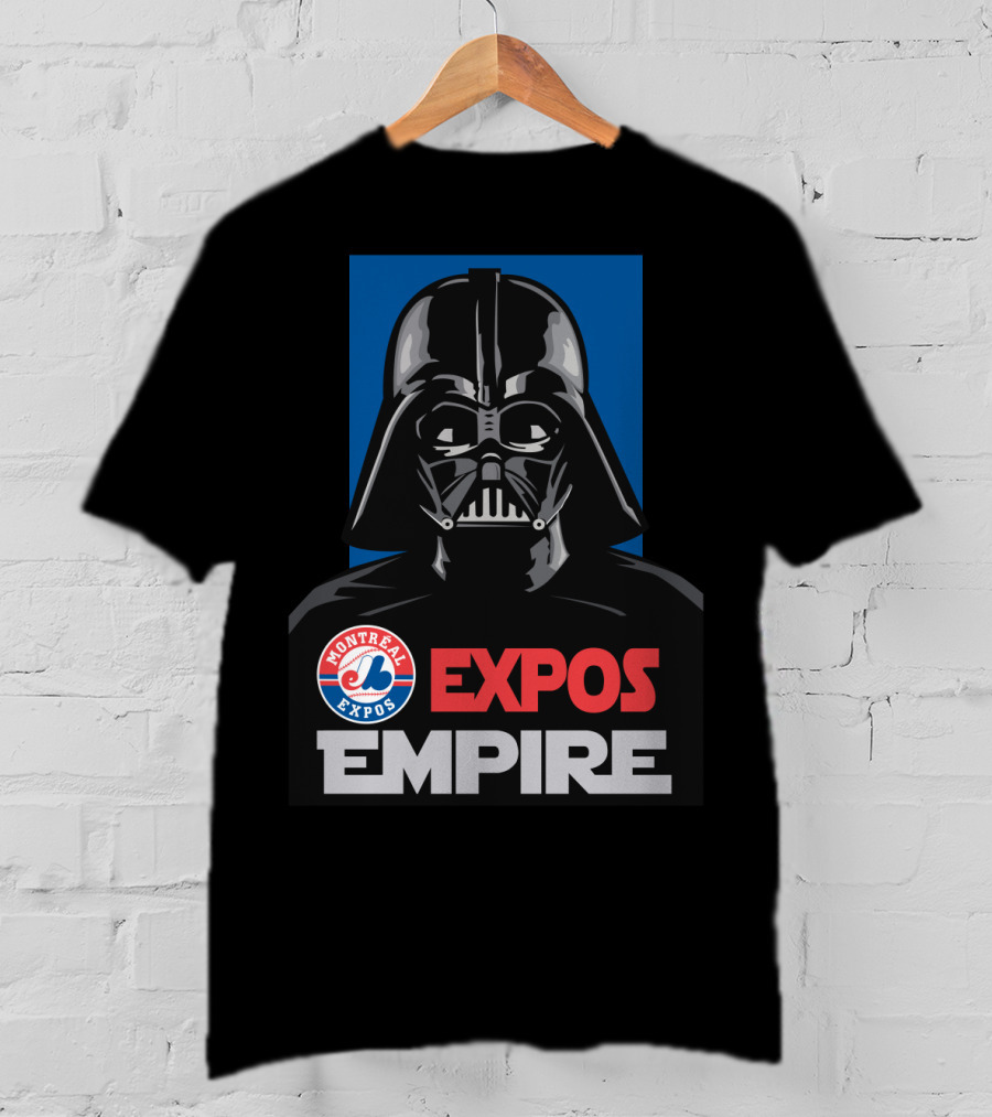 Montreal Expos Empire Darth Vader T-Shirt