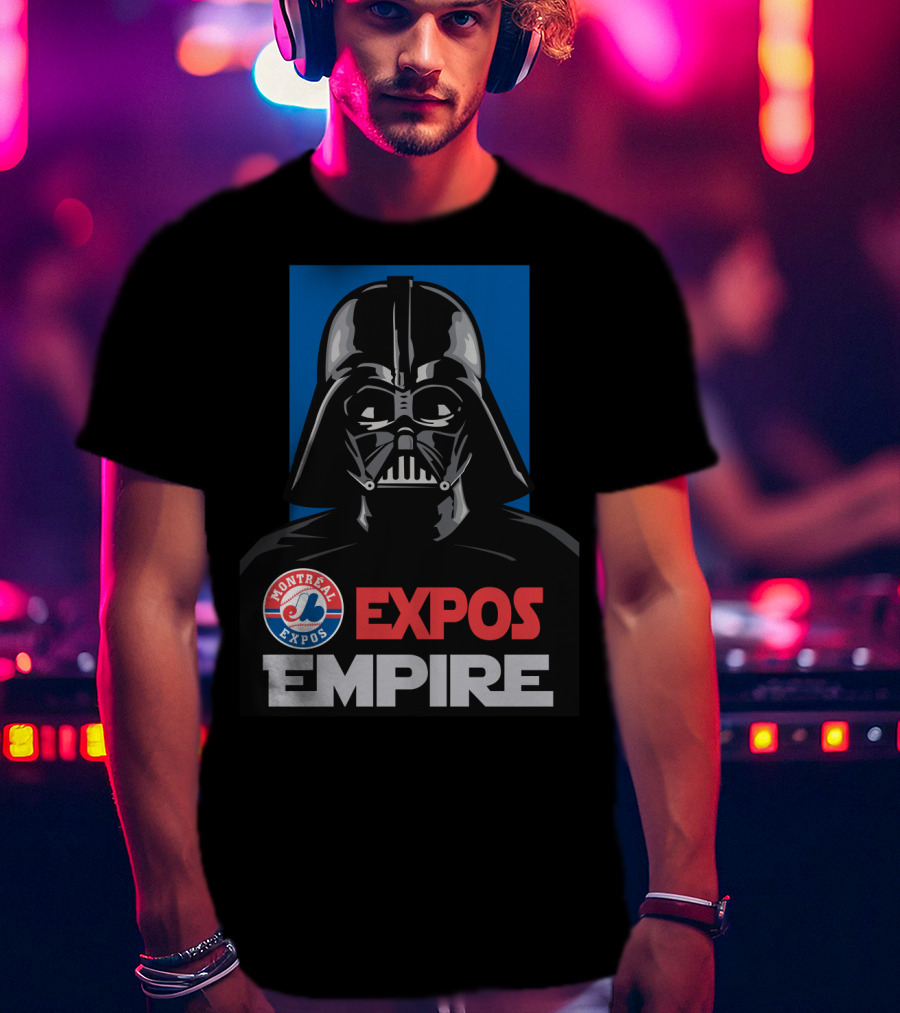 Montreal Expos Empire Darth Vader T-Shirt