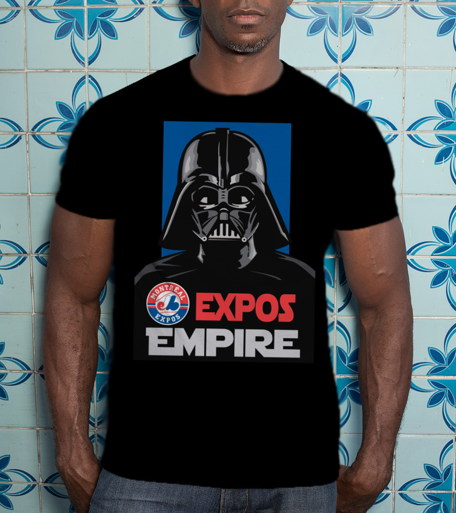 Montreal Expos Empire Darth Vader T-Shirt
