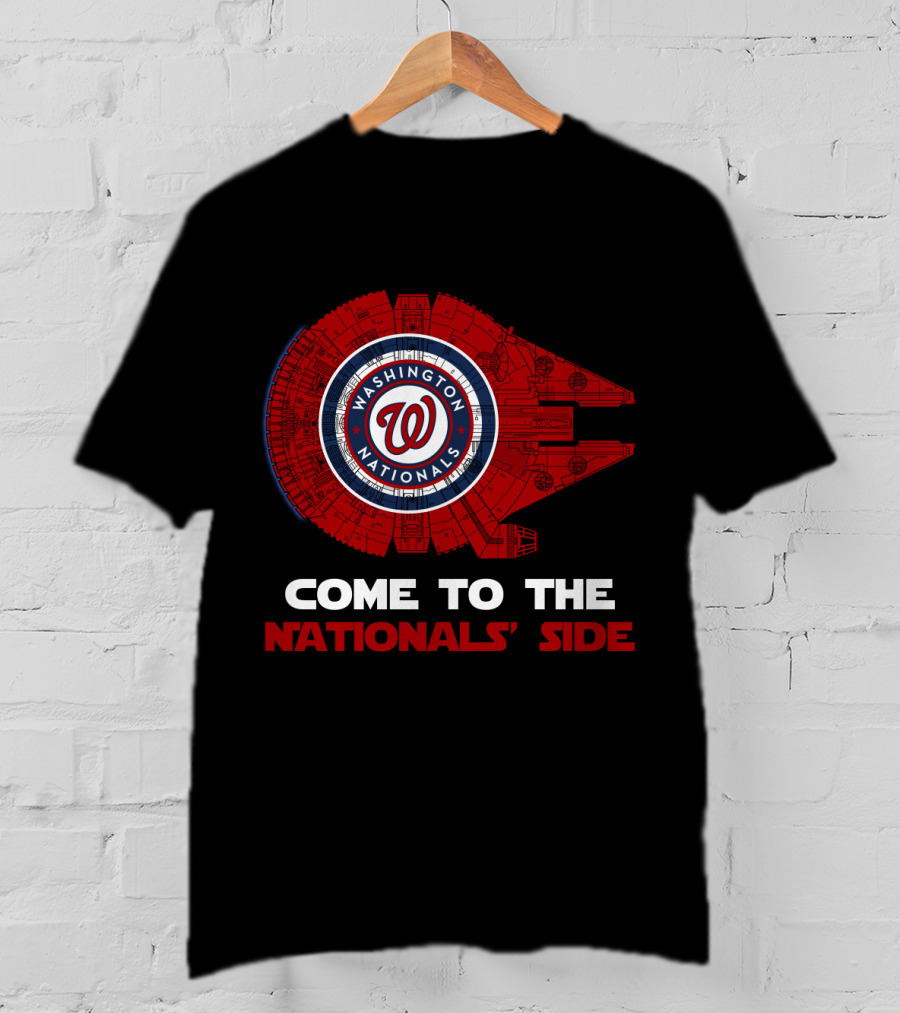 Washington Nationals Come To The Nationals' Side Millennium Falcon T-Shirt