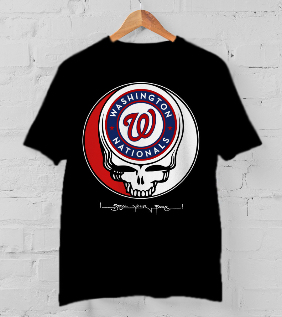 Washington Nationals Grateful Dead Steal Your Face T-Shirt