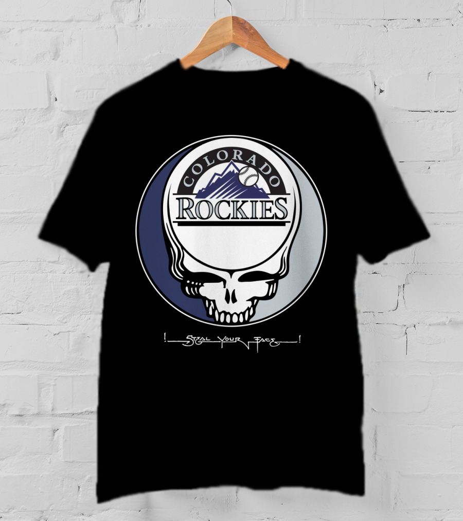 GRATEFUL DEAD Colorado Rockies Steal Your Face T-Shirt