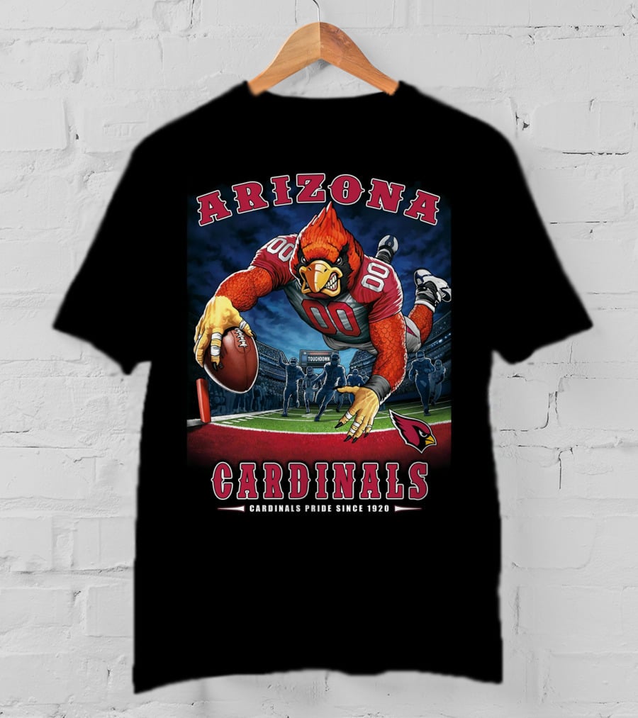 Arizona Cardinals End Zone Touchdown Cardinals Pride Since 1920 T-Shirt