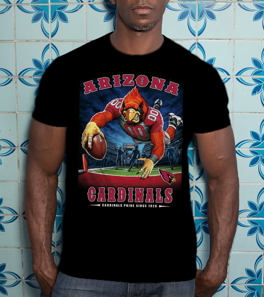 Arizona Cardinals End Zone Touchdown Cardinals Pride Since 1920 T-Shirt